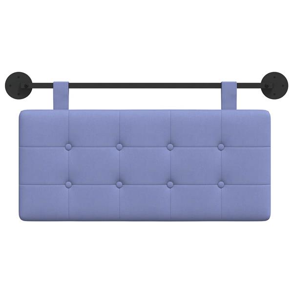 Grote foto vidaxl hangend hoofdeinde jeans blauw 100 x 55 x 5 cm stof antiek en kunst stoelen en banken