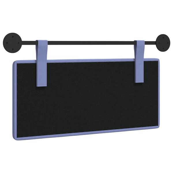 Grote foto vidaxl hangend hoofdeinde jeans blauw 100 x 55 x 5 cm stof antiek en kunst stoelen en banken