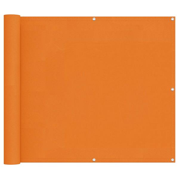 Grote foto vidaxl balkon scherm oranje 100 x 700 cm oxford stof tuin en terras overige tuin en terras