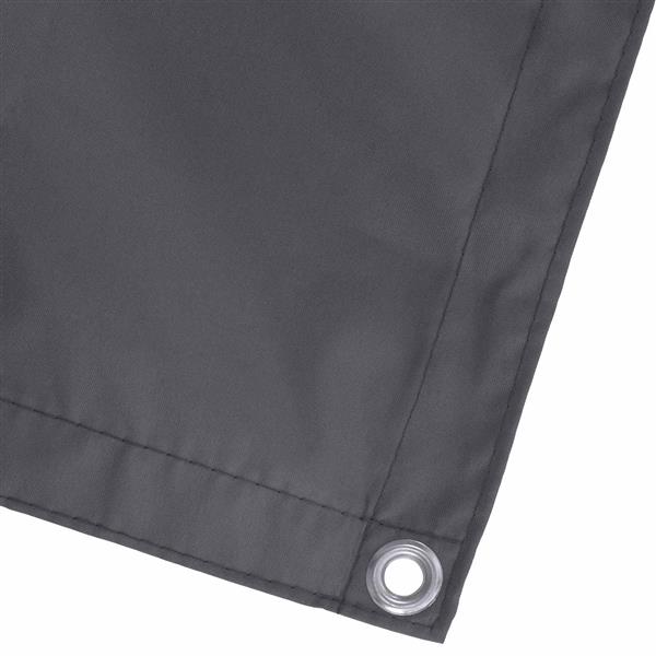 Grote foto vidaxl balkon scherm antraciet 110 x 500 cm oxford stof tuin en terras overige tuin en terras