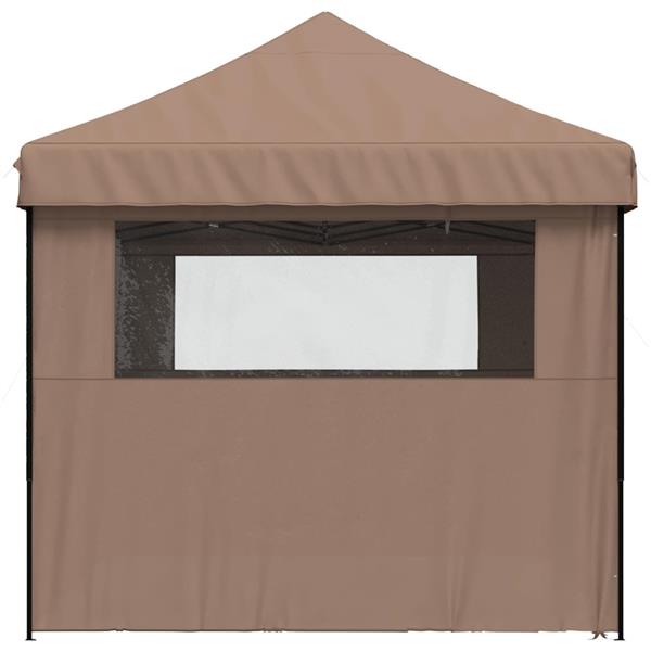 Grote foto vidaxl partytent bruin 292 x 580 x 315 cm oxford stof tuin en terras overige tuin en terras