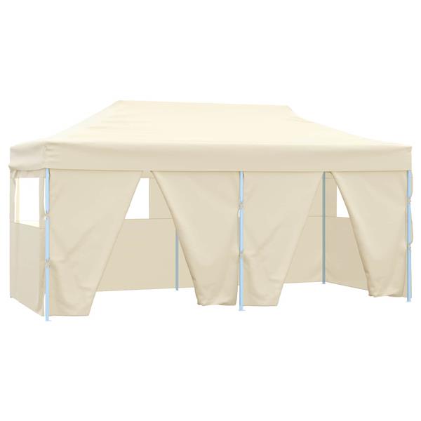 Grote foto vidaxl partytent cr me 291 x 580 x 315 cm oxford stof tuin en terras overige tuin en terras