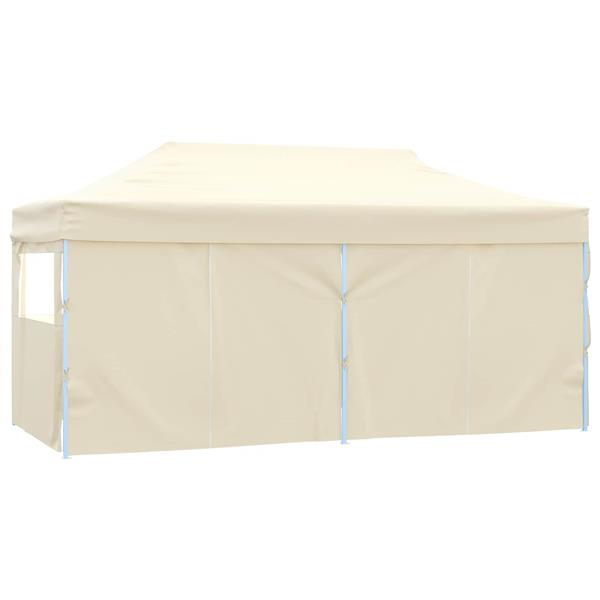 Grote foto vidaxl partytent cr me 291 x 580 x 315 cm oxford stof tuin en terras overige tuin en terras