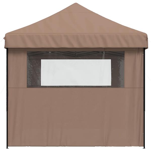 Grote foto vidaxl partytent bruin 292 x 580 x 315 cm oxford stof tuin en terras overige tuin en terras