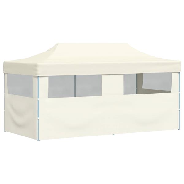Grote foto vidaxl partytent cr me 291 x 580 x 315 cm oxford stof tuin en terras overige tuin en terras