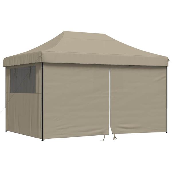 Grote foto vidaxl partytent taupe 292 x 440 x 315 cm oxford stof tuin en terras overige tuin en terras