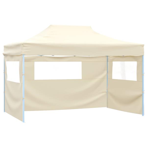 Grote foto vidaxl partytent cr me 291 x 431 x 315 cm oxford stof tuin en terras overige tuin en terras