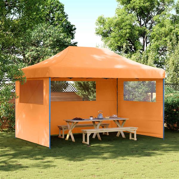 Grote foto vidaxl partytent oranje 292 x 440 x 315 cm oxford stof tuin en terras overige tuin en terras