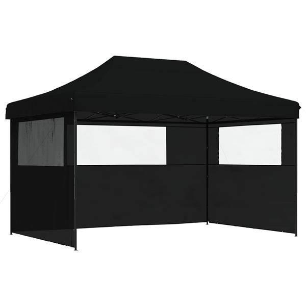 Grote foto vidaxl partytent zwart 292 x 440 x 315 cm oxford stof tuin en terras overige tuin en terras