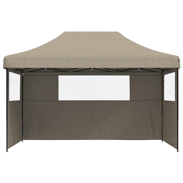 Grote foto vidaxl partytent taupe 292 x 440 x 315 cm oxford stof tuin en terras overige tuin en terras