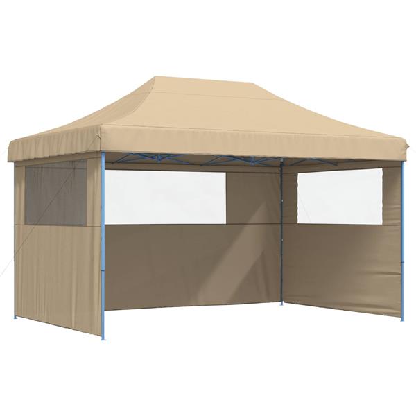 Grote foto vidaxl partytent beige 292 x 440 x 315 cm oxford stof tuin en terras overige tuin en terras