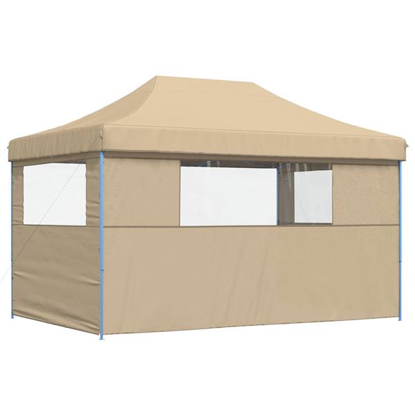 Grote foto vidaxl partytent beige 292 x 440 x 315 cm oxford stof tuin en terras overige tuin en terras