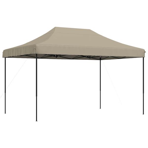 Grote foto vidaxl partytent taupe 292 x 440 x 315 cm oxford stof tuin en terras overige tuin en terras