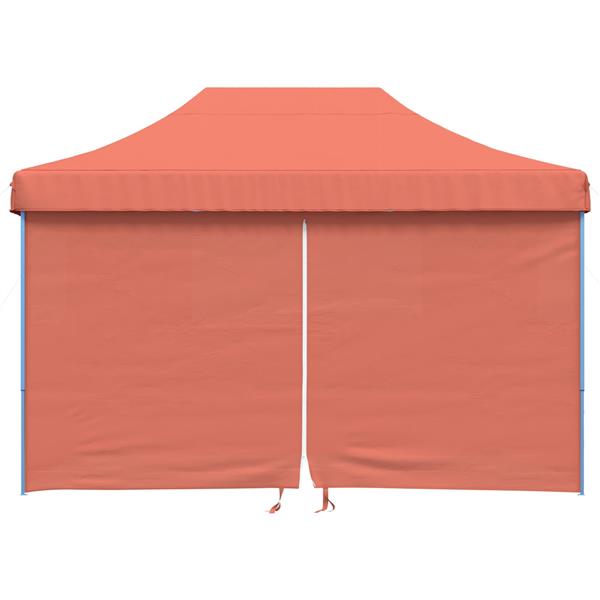 Grote foto vidaxl partytent terracotta 279 x 410 x 315 cm oxford stof tuin en terras overige tuin en terras