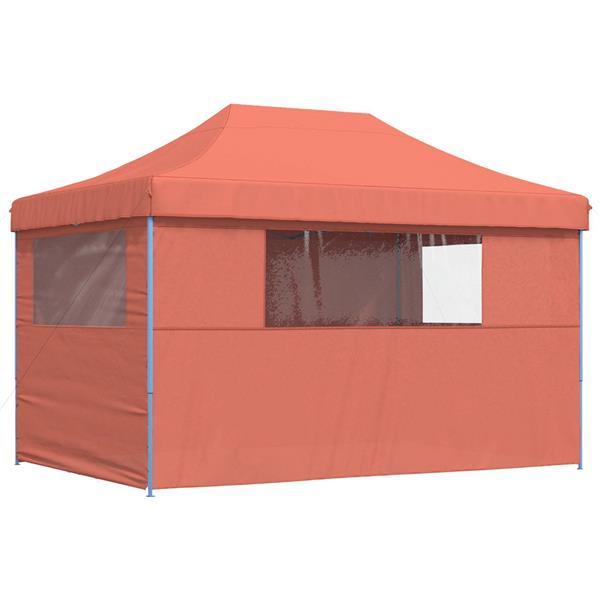 Grote foto vidaxl partytent terracotta 279 x 410 x 315 cm oxford stof tuin en terras overige tuin en terras