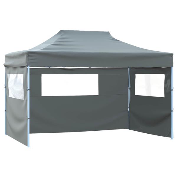 Grote foto vidaxl partytent antraciet 280 x 410 x 315 cm oxford stof tuin en terras overige tuin en terras