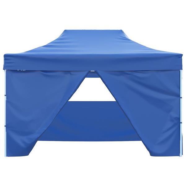 Grote foto vidaxl partytent blauw 280 x 410 x 315 cm oxford stof tuin en terras overige tuin en terras