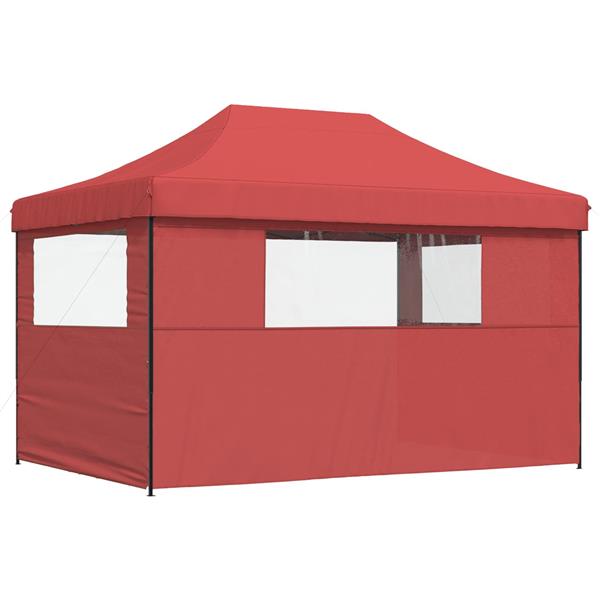 Grote foto vidaxl partytent bordeauxrood 279 x 410 x 315 cm oxford stof tuin en terras overige tuin en terras