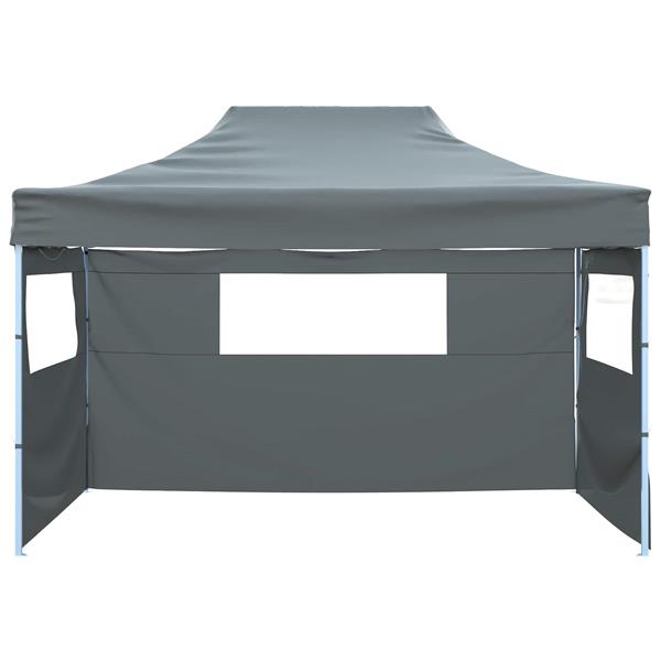 Grote foto vidaxl partytent antraciet 280 x 410 x 315 cm oxford stof tuin en terras overige tuin en terras