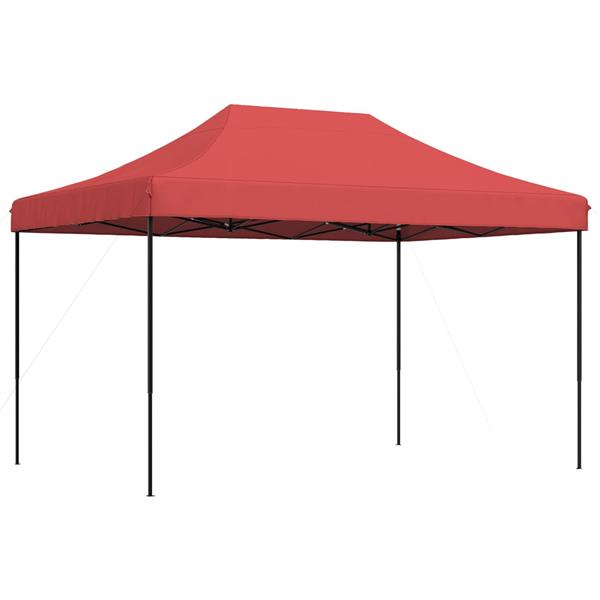 Grote foto vidaxl partytent bordeauxrood 279 x 410 x 315 cm oxford stof tuin en terras overige tuin en terras