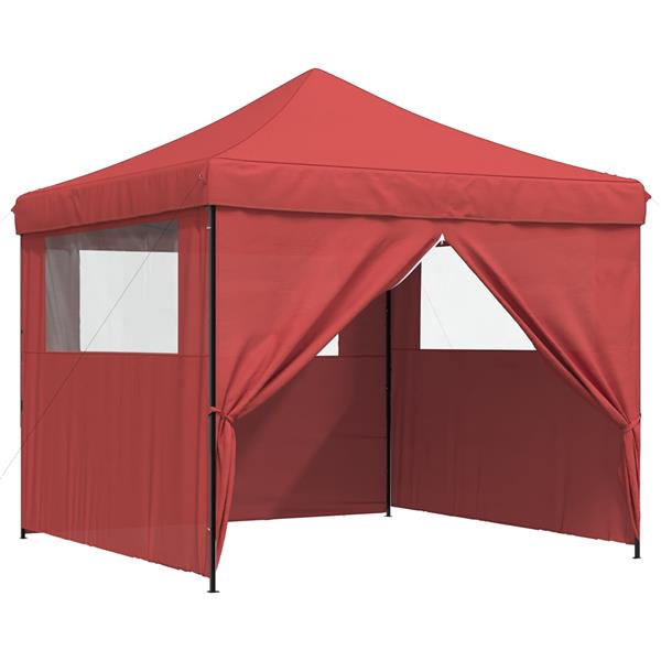 Grote foto vidaxl partytent bordeauxrood 292 x 292 x 315 cm oxford stof tuin en terras overige tuin en terras