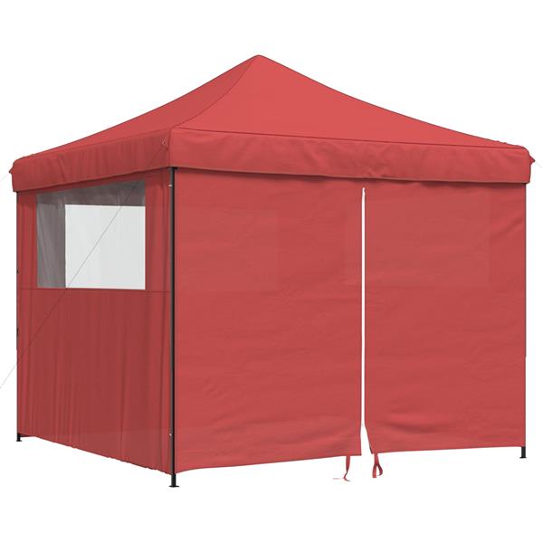 Grote foto vidaxl partytent bordeauxrood 292 x 292 x 315 cm oxford stof tuin en terras overige tuin en terras