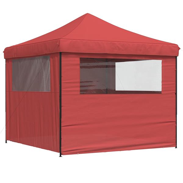 Grote foto vidaxl partytent bordeauxrood 292 x 292 x 315 cm oxford stof tuin en terras overige tuin en terras