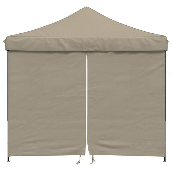 Grote foto vidaxl partytent taupe 292 x 292 x 315 cm oxford stof tuin en terras overige tuin en terras