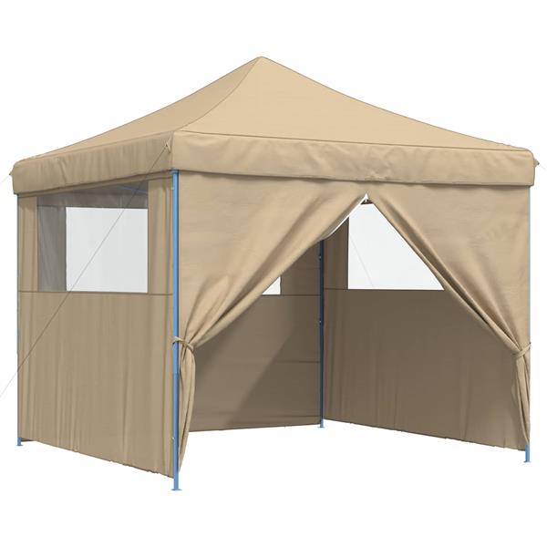 Grote foto vidaxl partytent beige 292 x 292 x 315 cm oxford stof tuin en terras overige tuin en terras