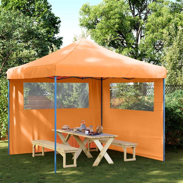 Grote foto vidaxl partytent oranje 292 x 292 x 315 cm oxford stof tuin en terras overige tuin en terras