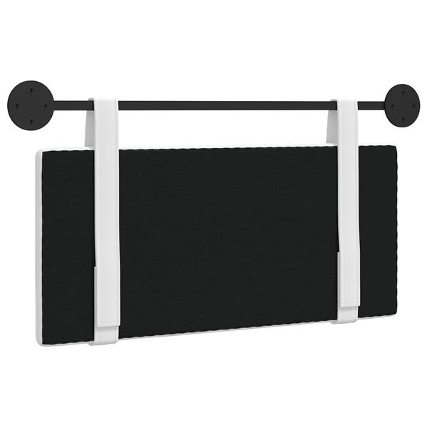 Grote foto vidaxl hangend hoofdeinde wandgemonteerd wit 100 x 55 x 5 cm stof antiek en kunst stoelen en banken