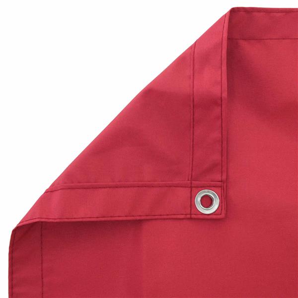 Grote foto vidaxl balkon scherm bordeauxrood 90 x 400 cm pu gecoat oxford alu tuin en terras overige tuin en terras