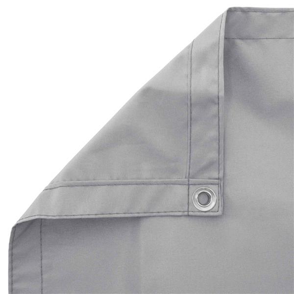 Grote foto vidaxl balkon scherm lichtgrijs 75 x 200 cm pu gecoat oxford alu tuin en terras overige tuin en terras