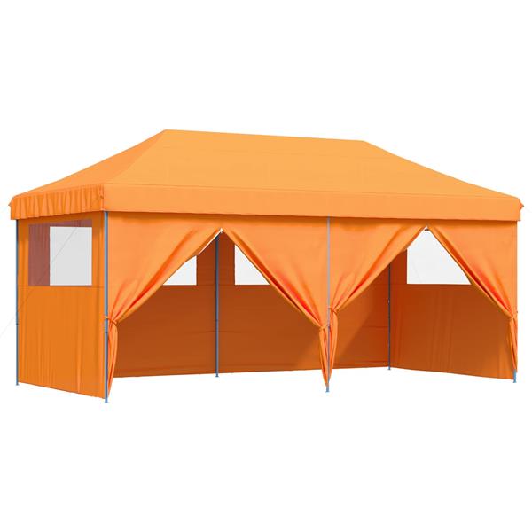 Grote foto vidaxl partytent oranje 292 x 580 x 315 cm oxford stof tuin en terras overige tuin en terras