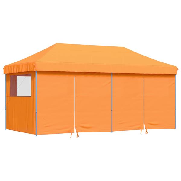 Grote foto vidaxl partytent oranje 292 x 580 x 315 cm oxford stof tuin en terras overige tuin en terras