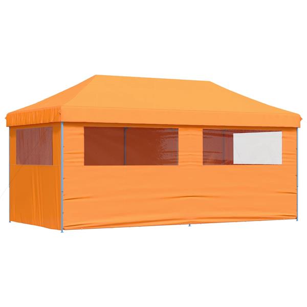 Grote foto vidaxl partytent oranje 292 x 580 x 315 cm oxford stof tuin en terras overige tuin en terras