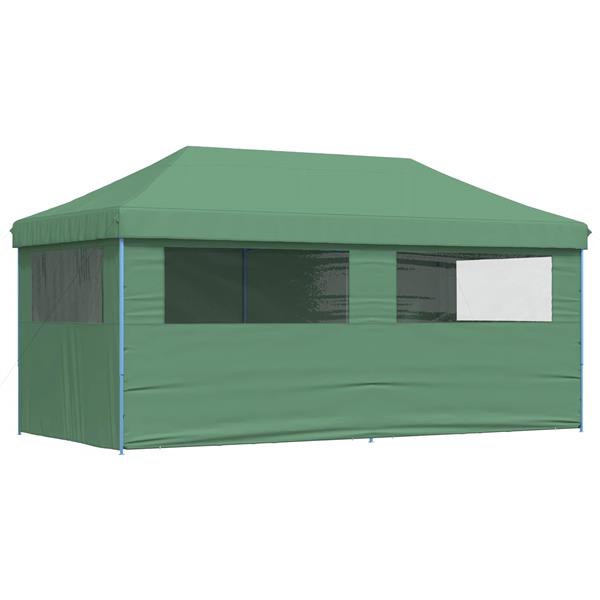 Grote foto vidaxl partytent groen 292 x 580 x 315 cm oxford stof tuin en terras overige tuin en terras