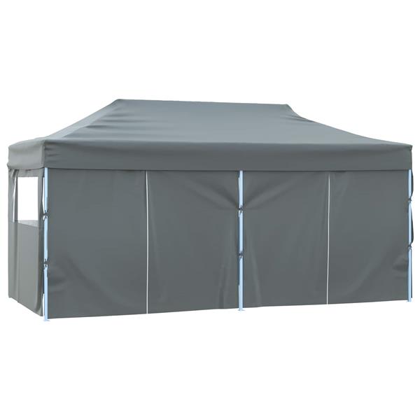 Grote foto vidaxl partytent antraciet 291 x 580 x 315 cm oxford stof tuin en terras overige tuin en terras