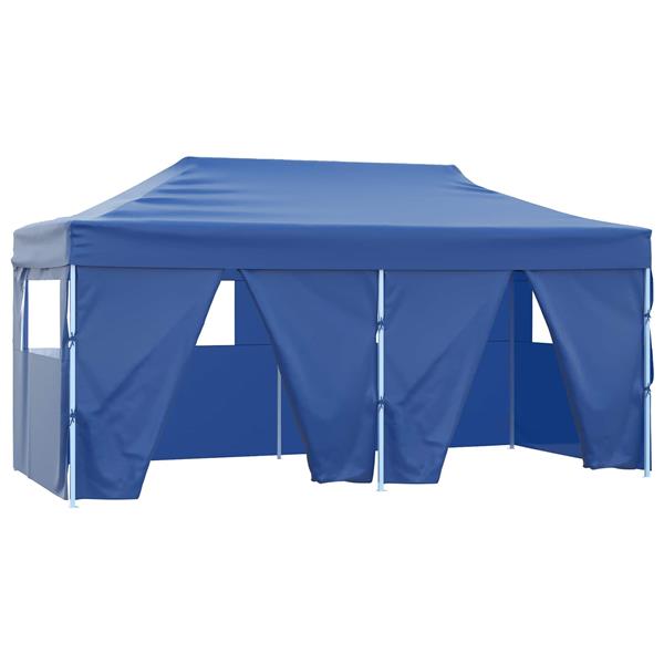 Grote foto vidaxl partytent blauw 291 x 580 x 315 cm oxford stof tuin en terras overige tuin en terras