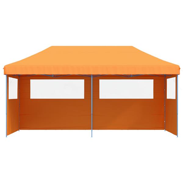 Grote foto vidaxl partytent oranje 292 x 580 x 315 cm oxford stof tuin en terras overige tuin en terras