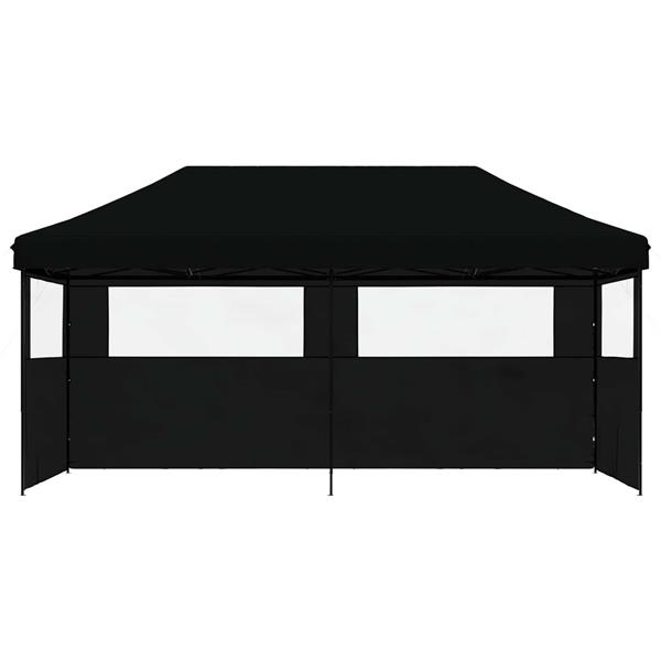 Grote foto vidaxl partytent zwart 292 x 580 x 315 cm oxford stof tuin en terras overige tuin en terras