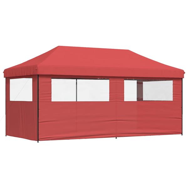 Grote foto vidaxl partytent bordeauxrood 292 x 580 x 315 cm oxford stof tuin en terras overige tuin en terras