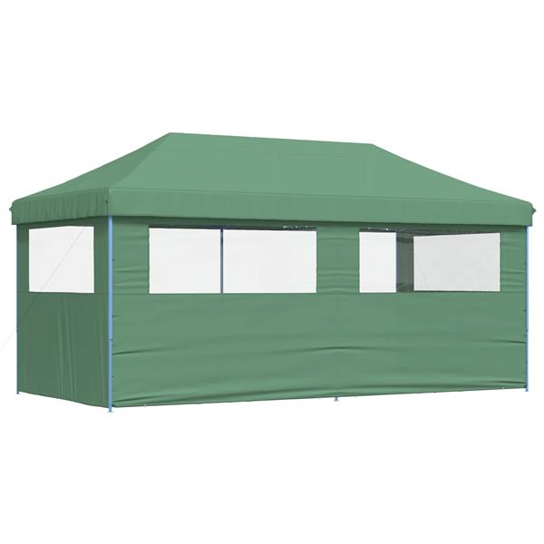 Grote foto vidaxl partytent groen 292 x 580 x 315 cm oxford stof tuin en terras overige tuin en terras