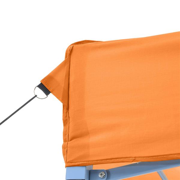 Grote foto vidaxl partytent oranje 292 x 580 x 315 cm oxford stof tuin en terras overige tuin en terras