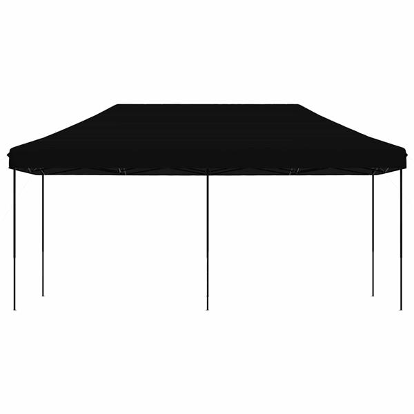 Grote foto vidaxl partytent zwart 292 x 580 x 315 cm oxford stof tuin en terras overige tuin en terras