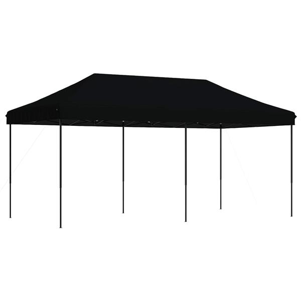 Grote foto vidaxl partytent zwart 292 x 580 x 315 cm oxford stof tuin en terras overige tuin en terras