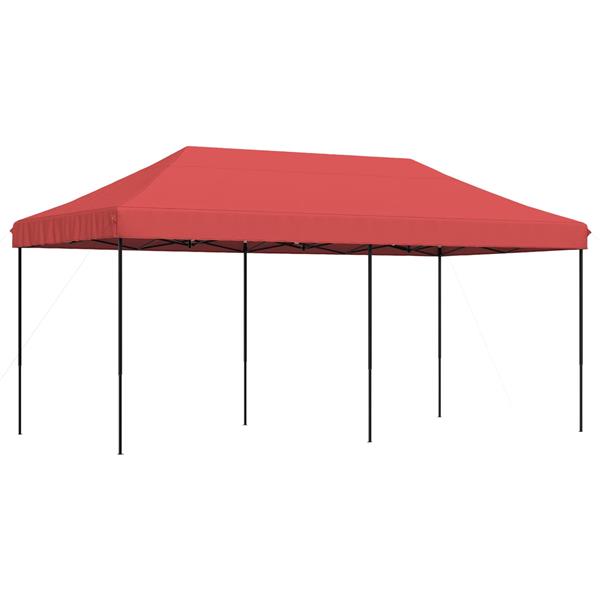 Grote foto vidaxl partytent bordeauxrood 292 x 580 x 315 cm oxford stof tuin en terras overige tuin en terras