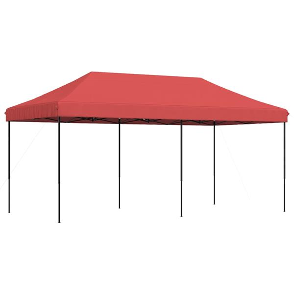 Grote foto vidaxl partytent bordeauxrood 292 x 580 x 315 cm oxford stof tuin en terras overige tuin en terras