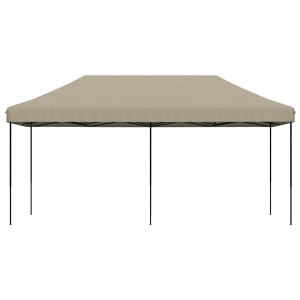 Grote foto vidaxl partytent taupe 292 x 580 x 315 cm oxford stof tuin en terras overige tuin en terras
