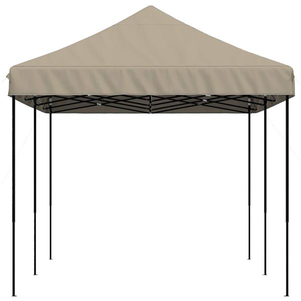 Grote foto vidaxl partytent taupe 292 x 580 x 315 cm oxford stof tuin en terras overige tuin en terras